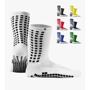 Lux Dual Grip Socks - Soccer Grip Socks for Men and Women. GripArray Performance & Comfort