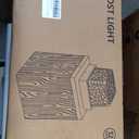 VIODAIM Solar Post Cap Lights 4x4 5x5 6x6, Waterproof Firefly, 12-Pack