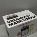 Chefman Smart Touch 2 Slice Digital Toaster, 6 Shade Settings, Touchscreen Controls, Extra-Wide Slots for Thick Breads & Bagels, +10 Seconds, Defrost, Removable Crumb Tray  Stainless Steel