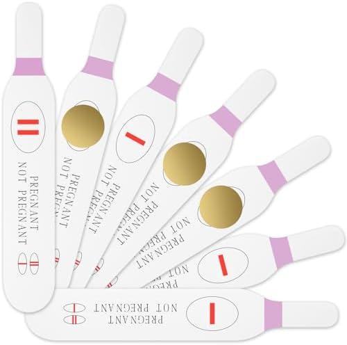 Sinload 80 Pcs Pink Scratch off Pregnancy Test Kit Baby Shower Games Baby Shower Games Baby Shower Scratch off Game for Girl