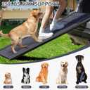 Dog Ramp for Car 63" Long & 17" Wide Portable Dog Ramps for Large Dogs with Non-Slip Rug Surface Dog Car Ramp for SUV Car & Truck, Folding Dog Ramp Up to 250LBS