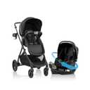 Evenflo Shyft Intuiti+ Travel System Featuring Revolve180 LiteMax NXT Rotating Rear-Facing Lightweight Preemie and Infant Car Seat with SensorySoothe 3-30 lbs. (Dubhan Black) Manufacturing Date: 12/23/24
