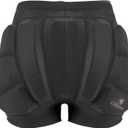 Kids Hip Butt Protection Pads Shorts, Youth Child 3D Tailbone Protective Padded Short Pants for Hockey Roller Skating Skateboarding Scooter Skiing Skating Snowboard (Black, Small)