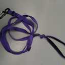 Hyhug Nylon Adjustable 4-6ft Dog Leash with Soft Neoprene Padded Handle, Durable Heavy Duty Leash with Easy-to-Use Bolt Snap, Ideal for Jogging Outdoor (Ultra Violet)