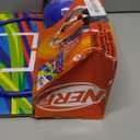 Nerf Nerfoop - The Classic Mini Foam Basketball and Hoop - Hooks On Doors - Indoor and Outdoor Play - A Favorite Since 1972 (Blue)