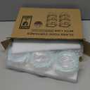 Small Glass Food Containers Set of 6, 5oz Reusable, Airtight, Leakproof Mini Food Storage Containers with Lids