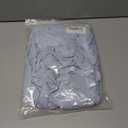 QSH Light Blue Ruched Pillow Shams Standard Size,2 Pack 20"x26" Pillowcases Shabby Boho Chic Decorative Pillow Sham Standard Ultra Soft and Luxury Microfiber Pillow Covers