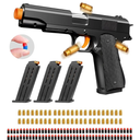 Toy Gun, Shell Ejecting Toy Gun with Soft Bullets, Educational Model Toy Pistol Shooting Game, Gifts for Kids Boys Girls