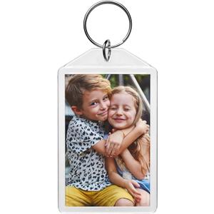 1.75" x 2.75" Acrylic Photo Keychains - Pack of 25