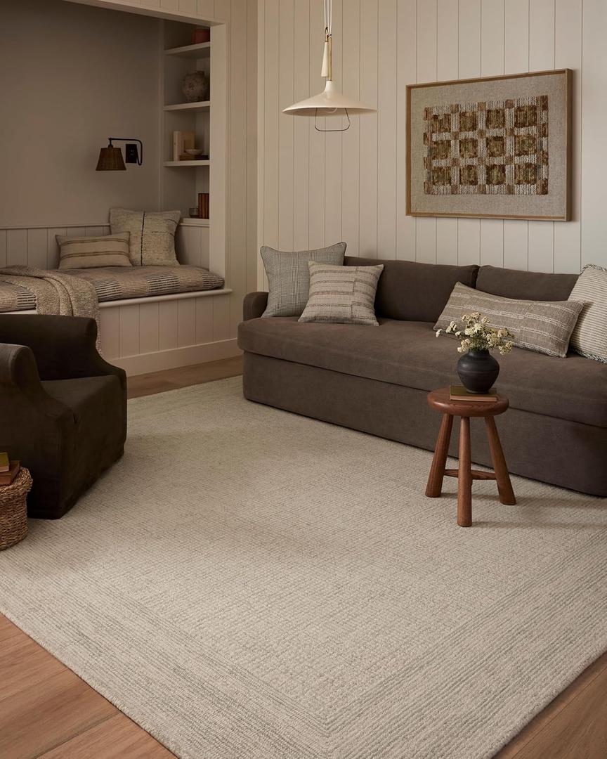 Loloi Amber Lewis Windsor Collection WIN-01 Ivory/Spa 2'-3" x 3'-9" Accent Rug