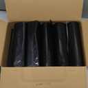 TYPLASTICS Heavy Duty 55-60 Gallon Trash Can Liners, 36" x 60", 1.2Mil, Black Garbage Bags, Multipurpose for Lawn, Leaf, Yard, Office, Outdoor, Gardening, Commercial and Industrial - Boxes of 100