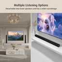 Elimavi Sound Bars for TV with Subwoofer - Detachable 2-in-1, 2.1 Deep Bass Surround Sound System, Bluetooth 5.3 & RCA, for TV, PC Gaming & Home Theater