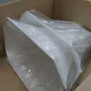 Glooglitter Set of 2 Bell Lamp Shade 6.25" x 8" Top 11" x 16" Bottom 12" High (Spider) Rectangle Cut Square Replacement Vintage Silk Lampshade for Table Floor Living Room Bedroom (White)