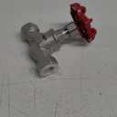 Shut Off Globe Valve - 3/4" NPT Female Thread Stainless Steel 304 Heavy Duty S Type Rotary Sluice Stop Valve (0.75 Inch)