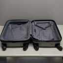 Travelers Club Chicago Hardside Expandable Spinner Luggage, Silver, 20" Carry-On