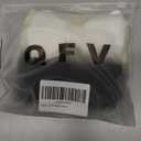 Thanksgiving Baby Bows Newborn Headband Hair Bows for Infant Toddlers with Double bows 4.5in*3.5in (Black & White)