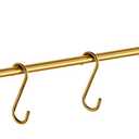 22 Inch Kitchen Utensil Hanger with 5 Hooks