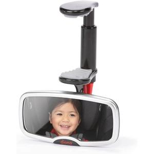 Diono See Me Too Rear View Forward Facing Baby Mirror for Car, Fully Adjustable Driver Mirror with Wide Crystal Clear View, Shatterproof, Crash Tested (One Size (Pack of 1)) Diono See Me Too Rear View Forward Facing Baby Mirror for Car, Fully Adjustable Driver Mirror with Wide Crystal Clear View, Shatterproof, Crash Tested (One Size (Pack of 1))
