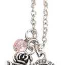St Therese of Lisieux Necklace Catholic Confirmation Gift for Girls