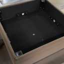 L-Shaped 3 Seater Sofa With Stool, Color Brown