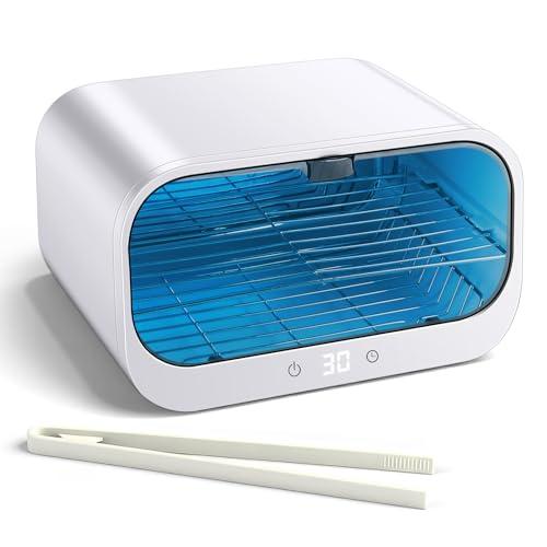 heemeei Sterilizer for Nail Tools, 12L Large Sterilizer for Esthetician, 110V Multi-Functional Nail Tool Sterilizer Cleaner Box Machine with Adjustable Time for Home Use, Barbers, Beauty Salons, Spas