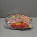 7 Piece Adult Clown Costume Set with Wig, Hat, Nose, Gloves, Shoes, Bag for Halloween Parties, L