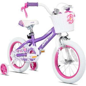 JOYSTAR Girls Bike for Toddlers and Kids Age 3-10 Years, 12 14 16 20 Inch Kids Bike with Training Wheels and Handbrakes, 20 Inch Bike with Kickstand, Multiple Colors
