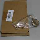 Christmas Mantle Stocking Holders Set of 6 - Upgrade Non-Slip Fireplace Hangers, Lightweight Metal Hooks for Christmas Party Decoration (Gold)