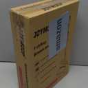 JOYMOOP Pink Broom and Dustpan Set, Upright Angle with Built-in Comb Teeth for Kitchen, Lobby, Pet Hair and Hard Floors (Lavender Pink & Sakura Pink)