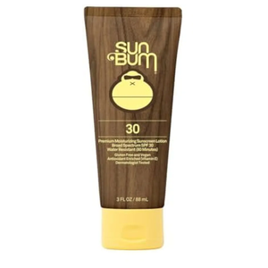 Sun Bum Original SPF 30 Sunscreen Lotion | Vegan and Hawaii 104 Reef Act Compliant (Octinoxate & Oxybenzone Free) Broad Spectrum Moisturizing UVA/UVB Sunscreen with Vitamin E | 3 oz (Pack of 1)