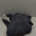 Funziez! Adult Onesie Halloween Costume Animal Dinosaur Shark Unisex Plush One Piece Cosplay Suit for Adults, Men and Women (Large, Triceratops Grey)