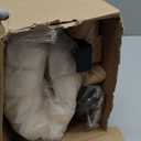 valigogo Cloud-Soft Cat Window Sill Perch with Zipper Designed Cushioned Bed, Supportive Cat Window Seat with Premium Solid Wood & Sturdy Metal Frame, Pet Hammock Bed for Large Cats (Medium, White) (Medium(21.7''x15''))