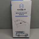 Hang 11 Surfboard Roof Rack - Soft Padded Surfboard Rack for Car, No-Scratch Buckles, Fits Most Vehicles Without Crossbars, Extra-Wide 1.5 Straps, Carries up to 3 Boards (Single / 3 Boards)