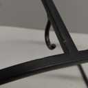 Deco 79 Metal Suspended Clock with Black Frame, 10" x 3" x 8", Brown