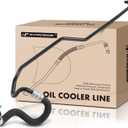 A-Premium Inlet Automatic Transmission Oil Cooler Line Hose Assembly Compatible with BMW E46 Series 325i 325xi 330i 330xi 2006, E89 Series Z4 2009-2010, 3.0L