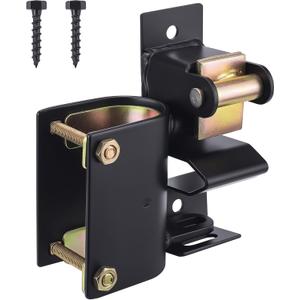 Heavy Duty One Way Farm Gate Latch - Lockable Fence Gate Latch for Metal Tube Gates, Livestock Cattle, Horse Corrals, Ranches, Pastures, Pet Cages & Fences, 1 Pack