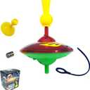 The Anti-Gravity Space Flying Saucer Gyroscope Has Various Ways af Playing and is a Gift aor Children to Play and Entertain (Light Version of Anti-Gravity Space UFO gyro Fire Phoenix)
