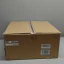 VICITON Narrow Nightstand with 2 Drawers, Narrow Side Table Leather Surface, Slim Bedside Table for Bedrooms, Dormitories, Living Rooms (Cream White, 15.7" D x 11.8" W x 22.4" H)