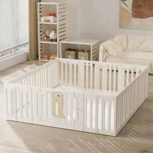 Baby Playpen, Plastic Play Pen for Babies 6-12 Months 71 * 59 in,Indoor & Outdoor Play Yard for Babies,Large Baby Gate Play Pen,Bebe Fence Play Area