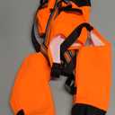 Dog Suspender Boots, Anti-Slip & Fall Waterproof Dog Shoes Leggings, Dog Paw Protector for Small Medium Dogs, Adjustable Dog Boots Pet Shoes for Outdoor Walking Orange,M