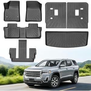 Floor Mats for GMC Acadia 6 Passenger (Not for 7 Seat) 2017-2023