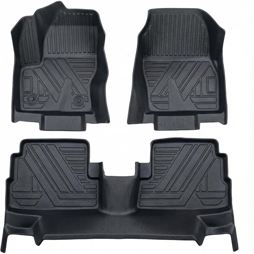 Aiqiying Floor Mats Compatible with Ford Escape 2013-2019 ModelsAll Weather Carpet Liners Waterproof Durable Custom-Fit Front Rear Rows Full Set Protection TPE Accessories