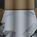 20 Inch Brown Crystal Fandelier Ceiling Fan with Light, Vintage Brown Ceiling Fans with Lights Remote Control, Caged with 6 Speeds for Bedroom, Nursery, Living Room