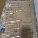 Sink Grid 18" X 12-1/2", Sink Protectors for Kitchen Sink Stainless Steel, Sink Rack for Bottom Centered Drain for Single Bowl Sinks Accessories, Includes 16 Rubber Pads and 20 Rdge Protectors