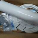 PureWater Filters Inline Water Filter Kit for Refrigerators with Ice Makers - Push To Connect Fittings - Easy Installation