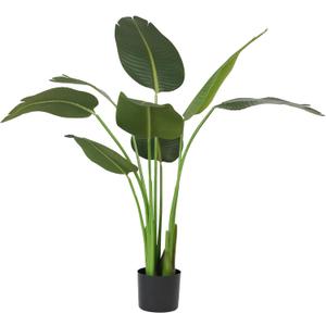 Worth Garden Artificial Bird of Paradise Plant 3.8ft, Faux Tropical Tree for Home and Office Dcor, 45in Lifelike Greenery for Indoor and Outdoor Use