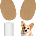 DOITOOL Dog Ear Support Kit with Adhesive Ear Posting Patches for Puppies and Dogs Correction Tool for Natural Suitable for All Breeds and Ages (Beige)