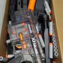 Realistic Toy Gun for Nerf Guns Darts, Foam Blaster - with Scope 100 Soft Bullets 3 Magazines, Semi-Auto Sniper Rifle Electric M416 Machine Guns for Boys 6-12 Age Kids and Adults