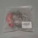 Pinecone Christmas Ornaments - 9 pcs Natural Wood Holiday Decorations Rustic Farmhouse Xmas Tree Decor for Home Party Gift White 3-4cm