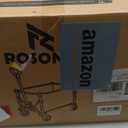 Collapsible Wagon Cart with Wheels Foldable - Folding Utility Heavy Duty Wagons Carts for Grocery Sports Garden Shopping Camping Wheelbarrows (Black, 120L)